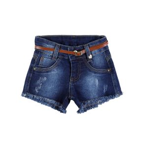Short Jeans Infantil para Menina - Azul 4