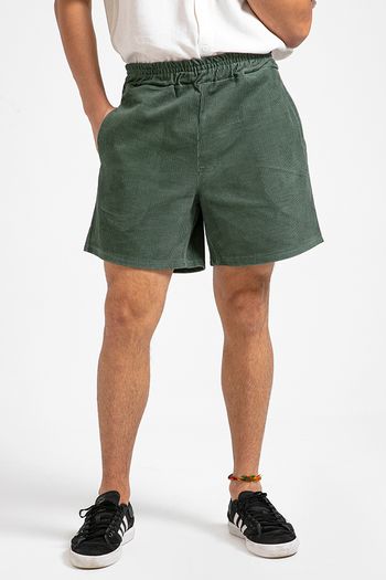 Shorts Cotelê Green-PP
