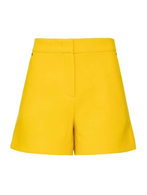 Shorts de Lã Amarelo Tamanho 38