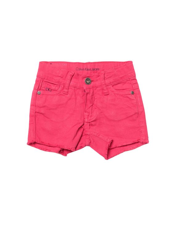 Shorts Infantil Calvin Klein Jeans Color Five Pockets Rosa Escuro - 4