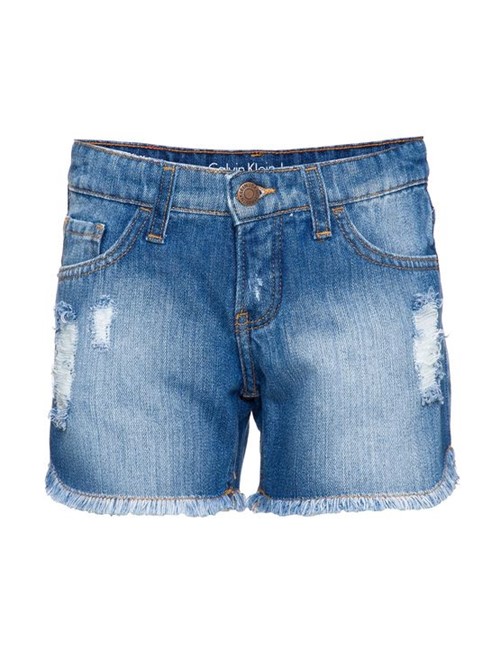Shorts Jeans Five Pockets - Azul Médio - 2