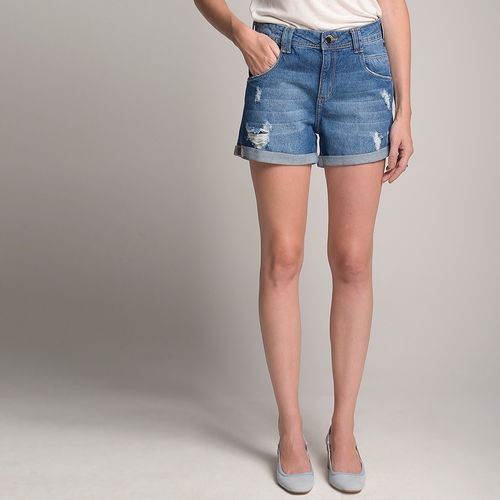 Shorts Jeans Puídos - 36