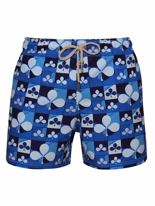 Shorts Regular Azulejo Azul Tamanho G