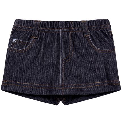 Shorts Saia para Bebe em Fleece Jeanswear - Bibe
