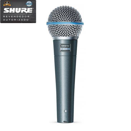 Shure - Microfone Vocal Dinâmico Supercardioide Beta58a