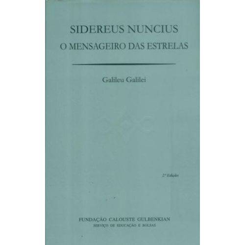 Sidereus Nuncius-o Mensageiro das Estrelas