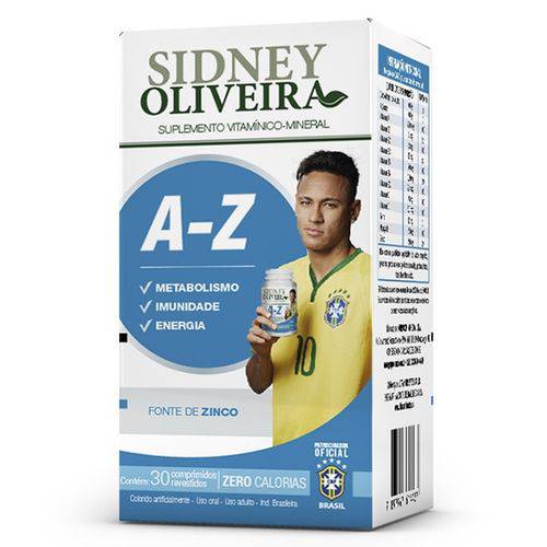 Sidney Oliveira Suplemento de Az C/ 30 Comprimidos