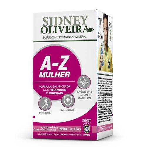 Sidney Oliveira Suplemento de Az Mulher C/ 30 Comprimidos