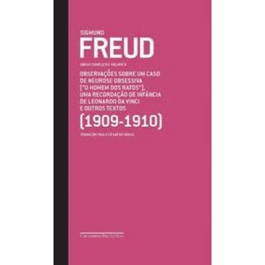 Sigmund Freud - Obras Completas Vol 9 - Cia das Letras
