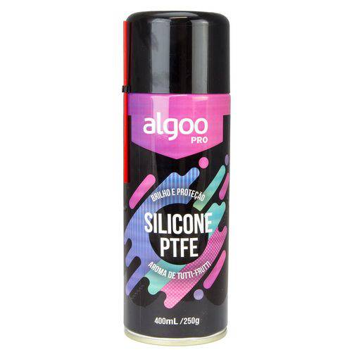 Silicone Algoo Ptfe Spray Aroma Tutti-frutti - 400ml / 250g - Brilho e Proteção