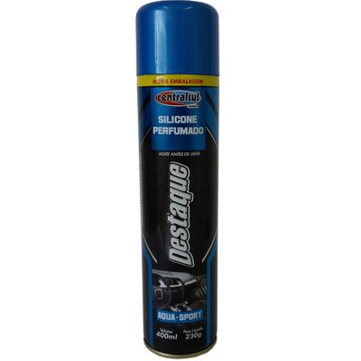 Silicone Spray Perfumado Aqua-Sport 400ml Brilho Seco Centralsul