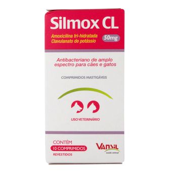 Silmox CL 50mg para Cães e Gatos Vansil