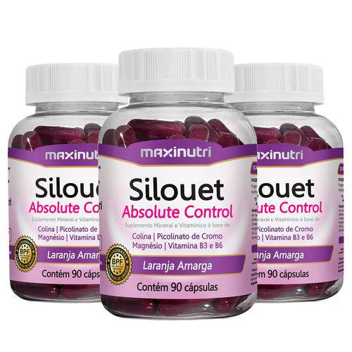 Silouet Absolute Control - 3X 90 Cápsulas - Maxinutri