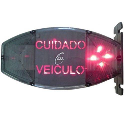 Sinaleira Audiovisual com Buzzer e Iluminação Fass