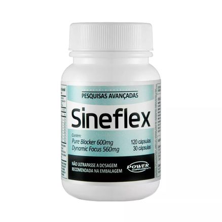 Sineflex Power Supplements 120 Cápsulas Pure Blocker + 30 Cápsulas Dynamic Focus