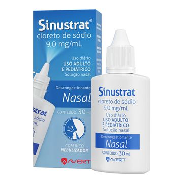 Sinustrat Solução Nasal com Bico Nebulizador Avert 30ml