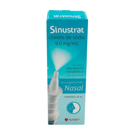 Sinustrat Spray Nasal Adulto e Pediátrico 30mL