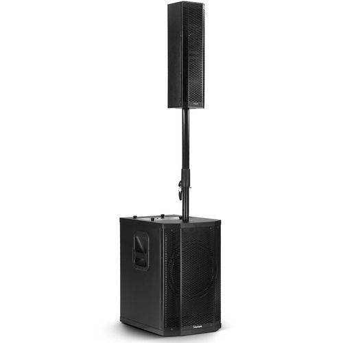 Sistema de Som Torre Amplificado Pa Ativo 500wrms Grt12 - Bluetooth | USB | Profissional - Frahm