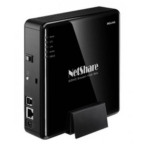 Sistema de Storage Nas Welland Netshare Me-758gns - Usb 3.0 - Gigabit - Suporta 1 Hd de 3.5