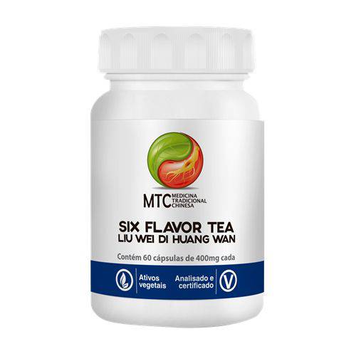 Six Flavor Tea ( Lui Wei Di Huang Wan ) 400mg 60 Caps MTC