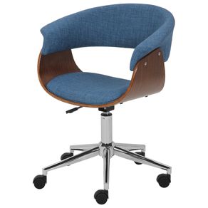 Skal Cadeira Home Office Nozes/azul Jeans