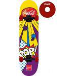 Skate Coca Cola Pop com Deck de 7 Lâminas Belsports