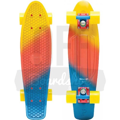 Skate Cruiser Penny Painted Fade Canary 22"