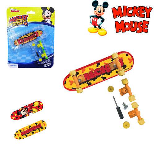 Skate de Dedo Infantil com Acessorios Mickey na Cartela