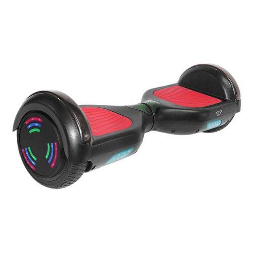 Skate Elétrico Hoverboard 6,5" Preto com LED e Bluetooth FS3400 - Foston