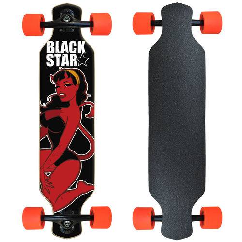Skate Longboard Completo Black Star - Diaba