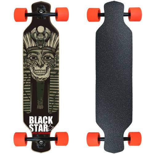 Skate Longboard Completo Black Star - Esfinge