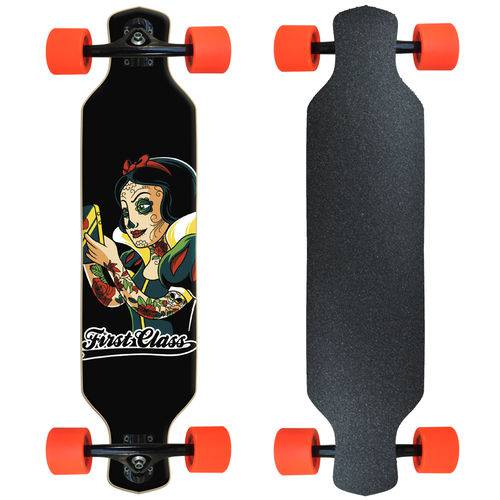 Skate Longboard Completo First Class - Neve