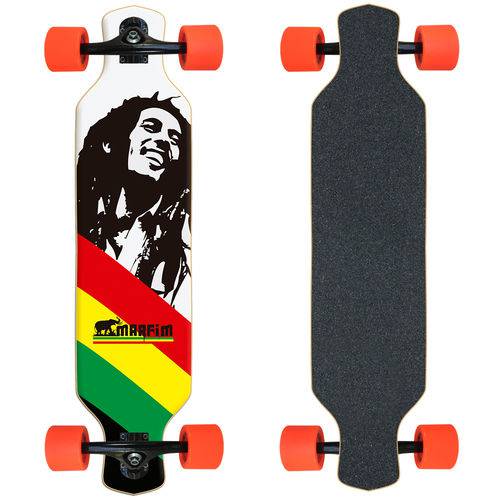Skate Longboard Completo Marfim - Bob