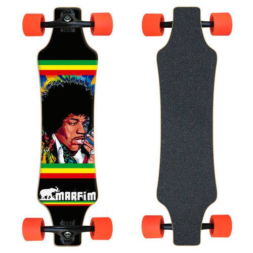 Skate Longboard Completo Marfim - Hendrix