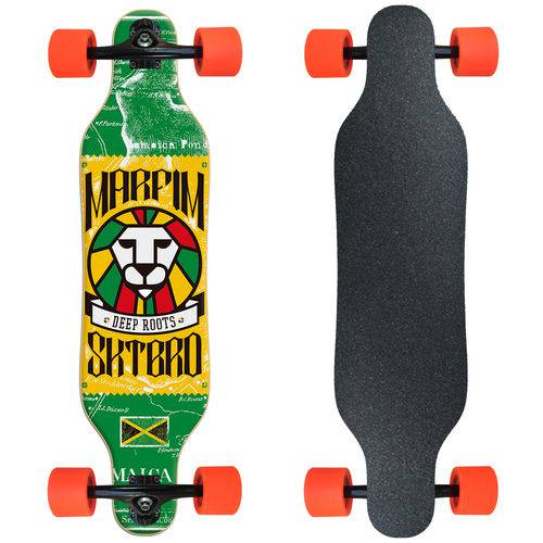 Skate Longboard Completo Marfim - Jamaica
