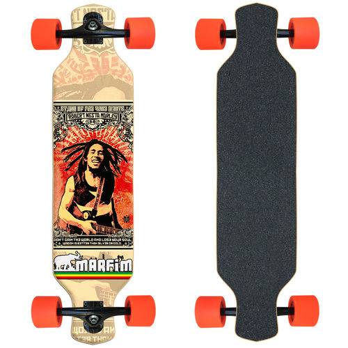 Skate Longboard Completo Marfim - Marley