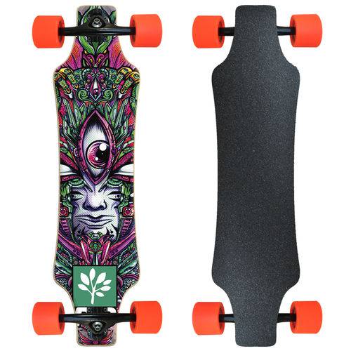 Skate Longboard Completo Pgs - Psicodelico
