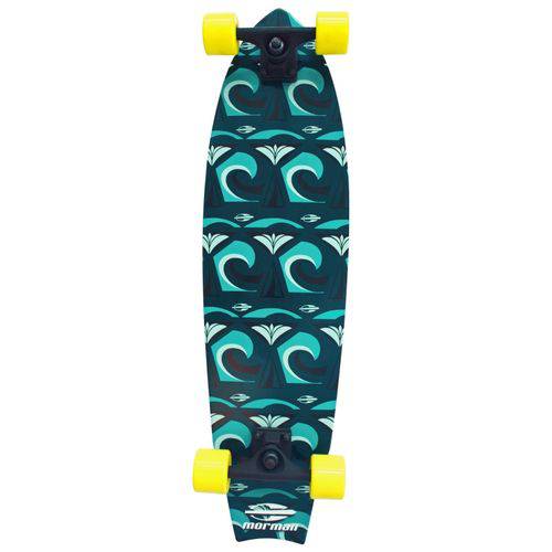 Skate Longboard Cruiser Mormaii Fishtail Abec-7 Azul