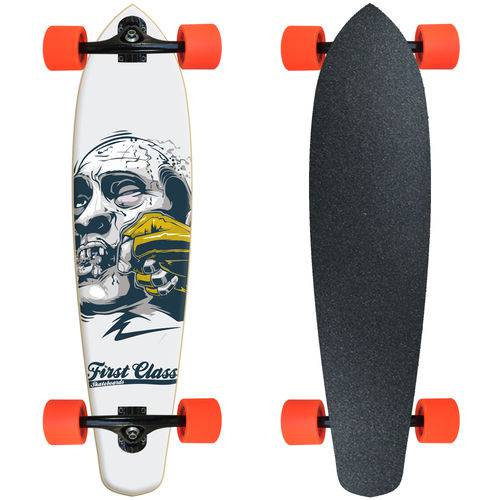 Skate Longboard Fish Montado Completo First Class - Punch