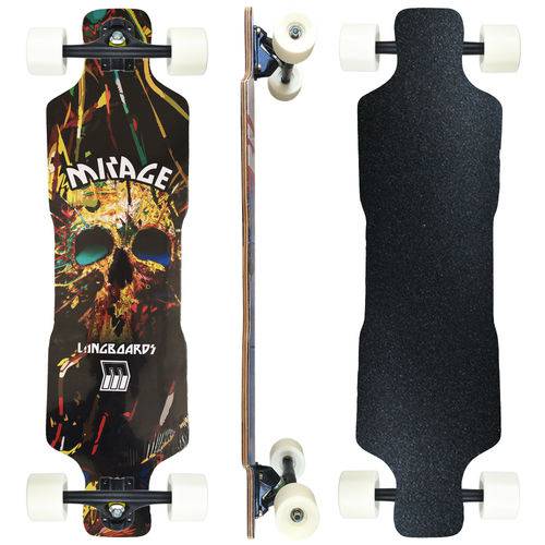 Skate Longboard Mirage - Caveira