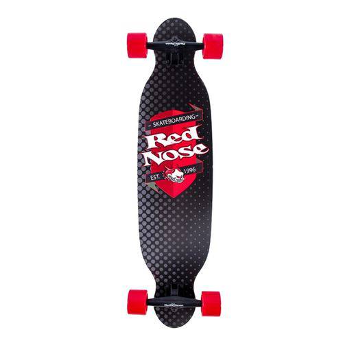 Skate Longboard Red Nose Mess Abec 7 Preto e Vermelho