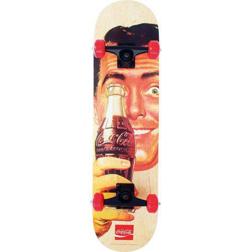 Skate Skateboard Coca Cola Cara Abec-5 Concave Diferenciado