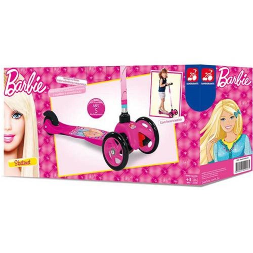 Skatenet Barbie Rosa Bandeirante