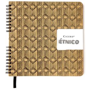 Sketchbook Descolado Étnicos Cipós 75 G/m² 9,0 X 13,0 Cm com 96 Páginas Cicero