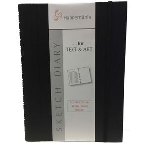 Sketchbook Diary 120 G/m² A-5 com 60 Folhas com Espiral Hahnemuhle