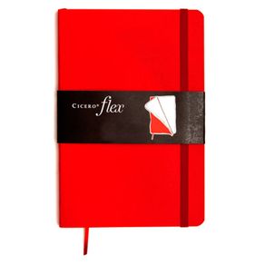 Sketchbook Flex Vermelho 80 G/m² 14,0 X 21,0 Cm com 160 Páginas Cicero