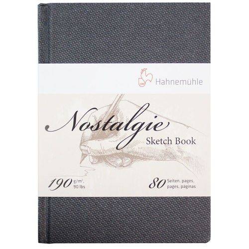 SketchBook Nostalgie Hahnemühle 190g/m² A5 Retrato - 40 Folhas