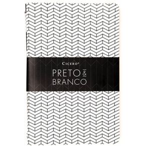 Sketchbook Preto e Branco Kit com 4 Un 80 G/m² 14,0 X 21,0 Cm Cicero