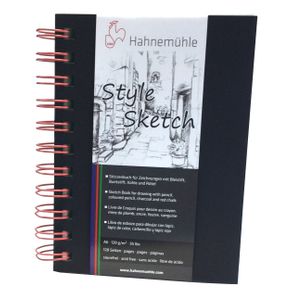 Sketchbook Style Espiral Vermelho 120 G/m² A-6 com 64 Folhas Hahnemuhle