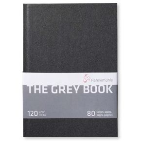 Sketchbook The Grey Book 120 G/m² A-5 com 40 Folhas Hahnemuhle